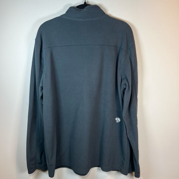 Mountain Hardwear Men's Microchill 2.0 1/2 Zip Fleece Sweatshirt Blue Outdoor XL - Picture 9 of 13